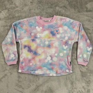 Disney Spirit Jersey Sweatshirt Youth Girls Walt Disney World Mickey Colorful